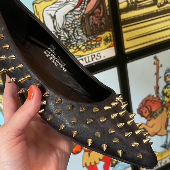 Spiky Dolls Kill Ballet Flats - Picture 4 of 6